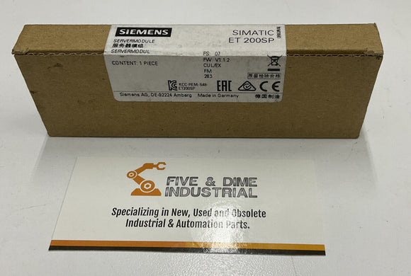 Siemens 6ES7 193-6PA00-0AA0 Server Module