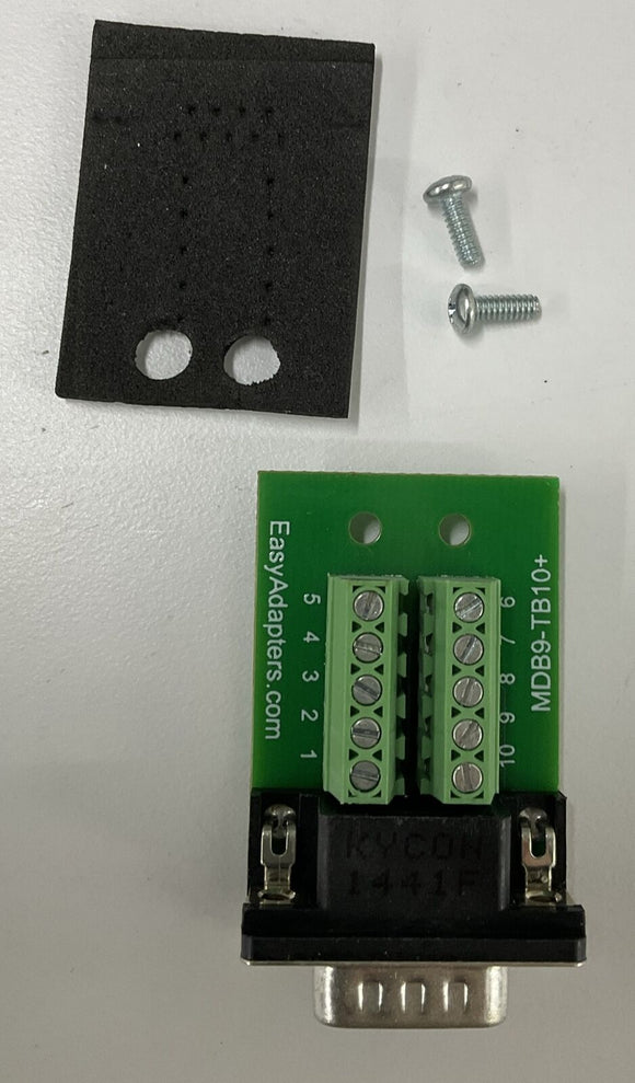 Easy Adapters mdb9-tb10  10 Pin Male Adapter
