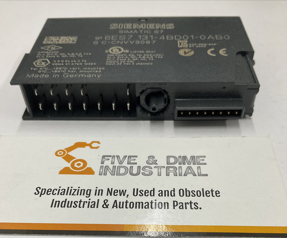 Siemens 6ES7 131-4BD01-0AB0 PLC Input & Output Module