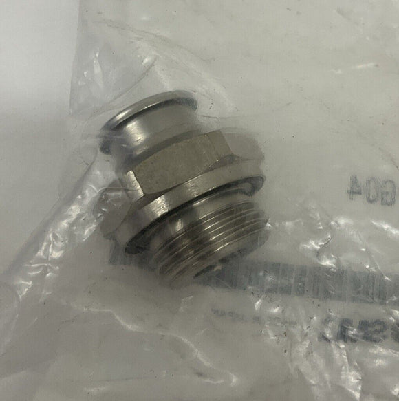 SMC KQB2H12-G04 One-Touch Push to Connect Fitting, G-Thread