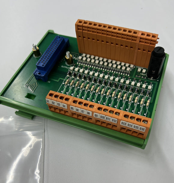 Fanuc A03B-0815-C001 I/O Module w/ Eurogi E1951.1 Interface Breakout