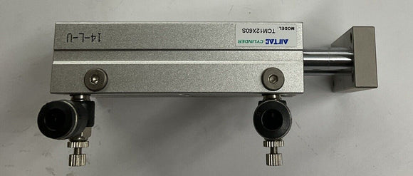 Airtac TCM12X60S Guided Air Cyclinder w/ Flow Valves