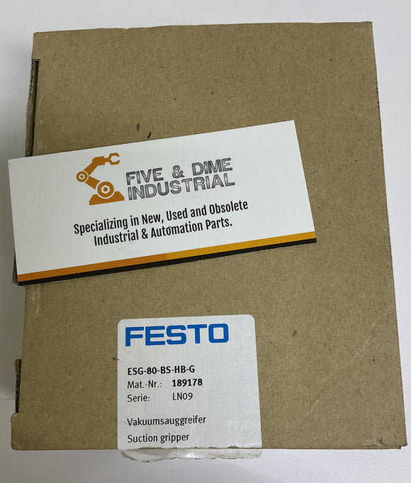 Festo ESG-80-BS-HB-G / 189178 Suction Cup Gripper