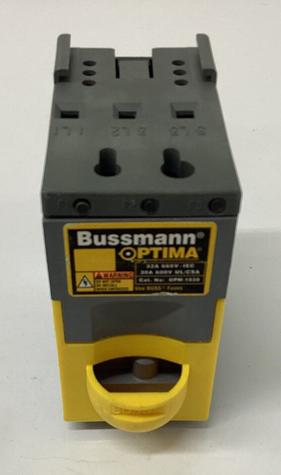 Bussmann OPM-1038R Optima Din Mount Fuse Holder 30-Amp 600V