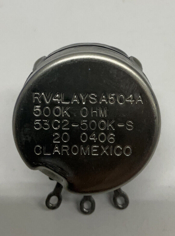 Clarostat Potentiometer RV4LAYSA504A 500K OHM
