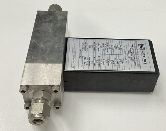 Sierra 830M-3-0V1-D-V4-MP Mass Flow Meter Assembly