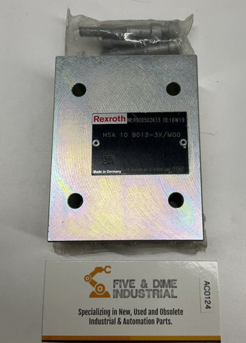 Rexroth Bosch HSA10B013-3X/M00 R900502633 Cover Plate