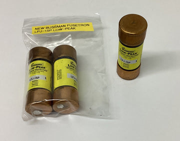 Bussmann LPJ-1SP Lot of (3) Low-Peak Dual-Element Fuses - 0