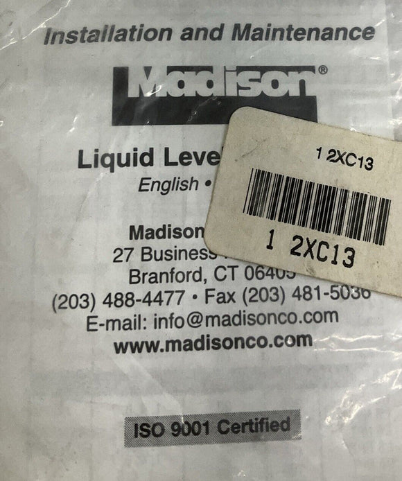 Madison  1 2XC13 100 PSI Liquid Level Switch