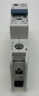 Allen Bradley  1489-A1D010  1 Amp 1 Pole Circuit Breaker  48 VDC,  277 VAC-2