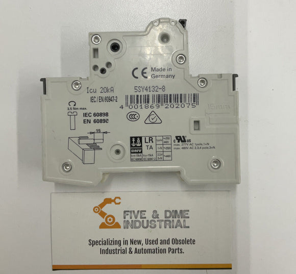 Siemens 5SY4132-8 Circuit Breaker MCB-D32 32 Amp 230/400V 32A