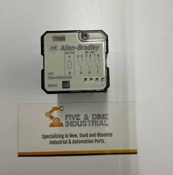 Allen Bradley 700-HA33Z24 Control Relay 10A 230VAC Ser E 24 VDC Coil