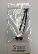 VCC Lot of 2 1050A1 / 18M7892 Red Wired 125 Vac Snap in Lamp-5