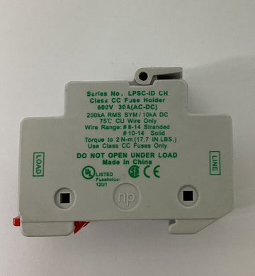 Littelfuse LPSC-ID Powr-Safe Fuse Holder 600V 30A 2-Pole - 0