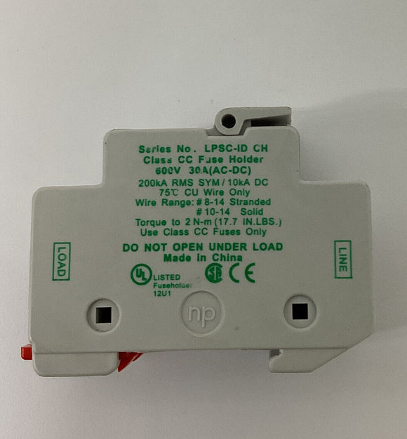 Littelfuse LPSC-ID Powr-Safe Fuse Holder 600V 30A 2-Pole