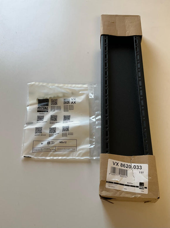 Rittal  VX8620.003  Base Plith Corner Piece w/ Front & Rear Panel