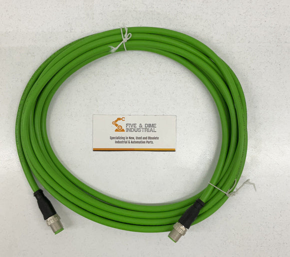 Harting 21349292405050 100 M12 D-Coded Cable Assembly 5M