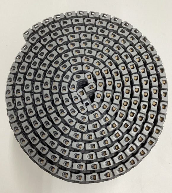 Intralox 23426 Grey 1100 Ser. Flush Grid Friction Top 8" X 10' 200 Rows