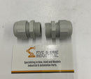 Thomas & Betts CC-PG135-G Grey Cable Gland .236-473". Lot of 2-1