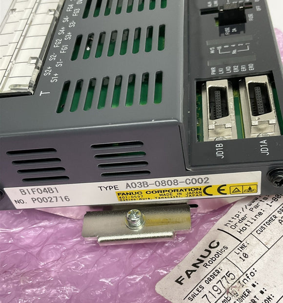 Fanuc A03B-0808-C002 I/O Module BIF04B1 Model B