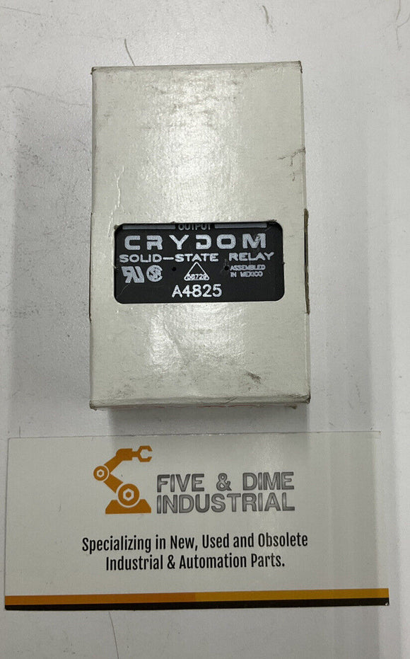 Crydom A4825 Solid State Relay Input 90-280AC, Output 280/480 Vac 25A