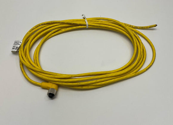 Lumberg RKWT-4-633/5M M12, 4-Wire 90° Female Single End Cable 5-Meters