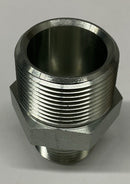 Parker 1-1/4x1 FF-S Hex Pipe Nipple 1"x1-1/4" Male NPT-4