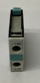 Siemens 3RH1921-1-1CA01 Auxiliary Contact Block Lot of 2-2