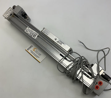 SMC MY1B32G-200H-Y7NWL Rodless Cylinder w/ Shock Absorber & Sensors