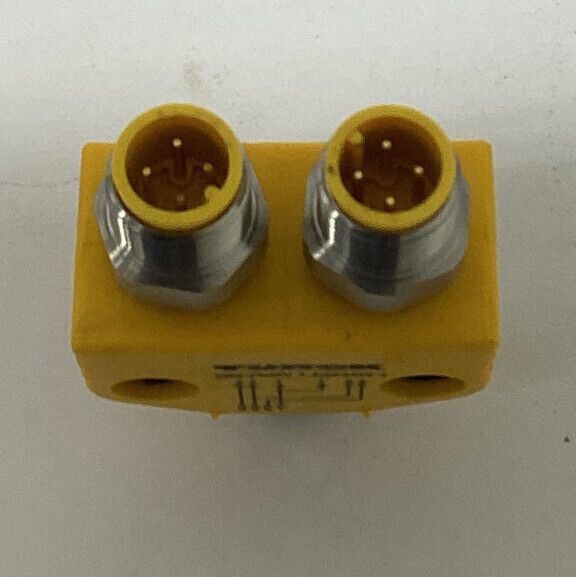 Turck VB2-FKMV4.4/2FSMV4 Splitter U2-08853 M12 4-Pole