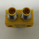 Turck VB2-FKMV4.4/2FSMV4 Splitter U2-08853 M12 4-Pole-3