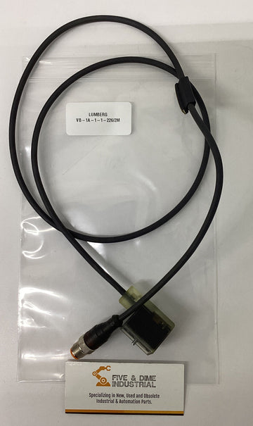 Lumberg VB-1A-1-1-226/2M Din Valve Connector Cable Led