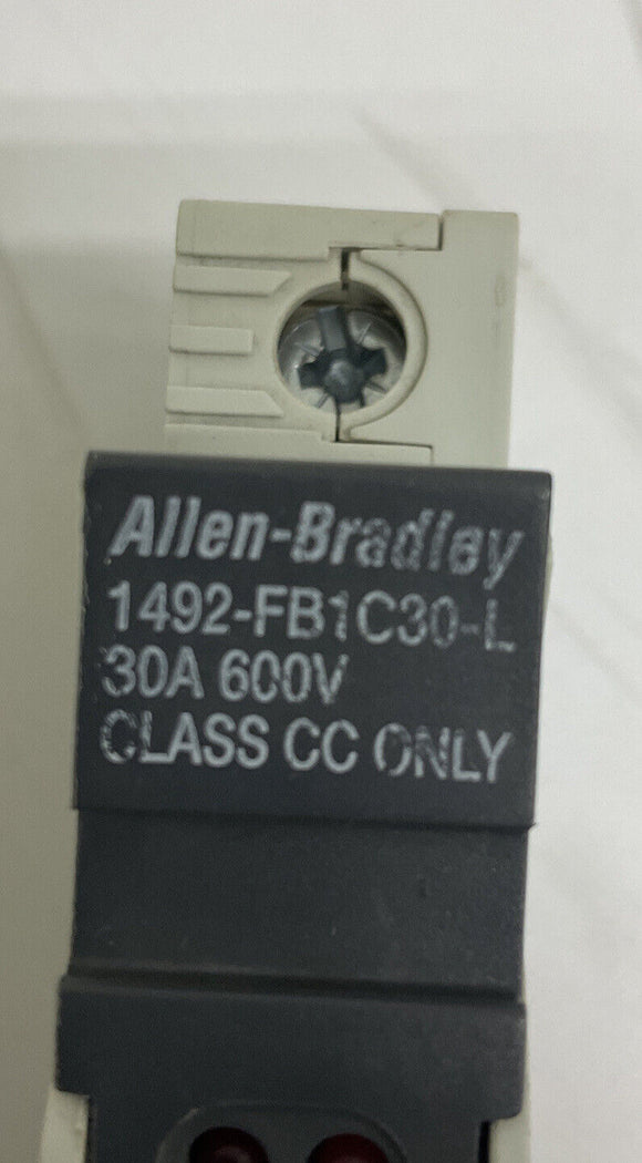 Allen Bradley 1492-FB1C30-L Fuse Holder Class CC 30A 600V