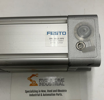 Festo DNC-40-25-PPV Pneumatic Cylinder 40mm Bore 25mm Stroke - 0