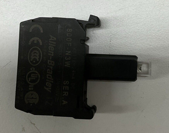 Allen Bradley 800F Ser. A White Led Module 24 Vdc