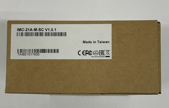 Moxa IMC-21A-M-SC Industrial 10/100BaseT(X) to 100BaseFX Converter