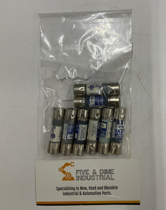 Bussmann Fusestron FNA-3 Fuses. Lot of 8