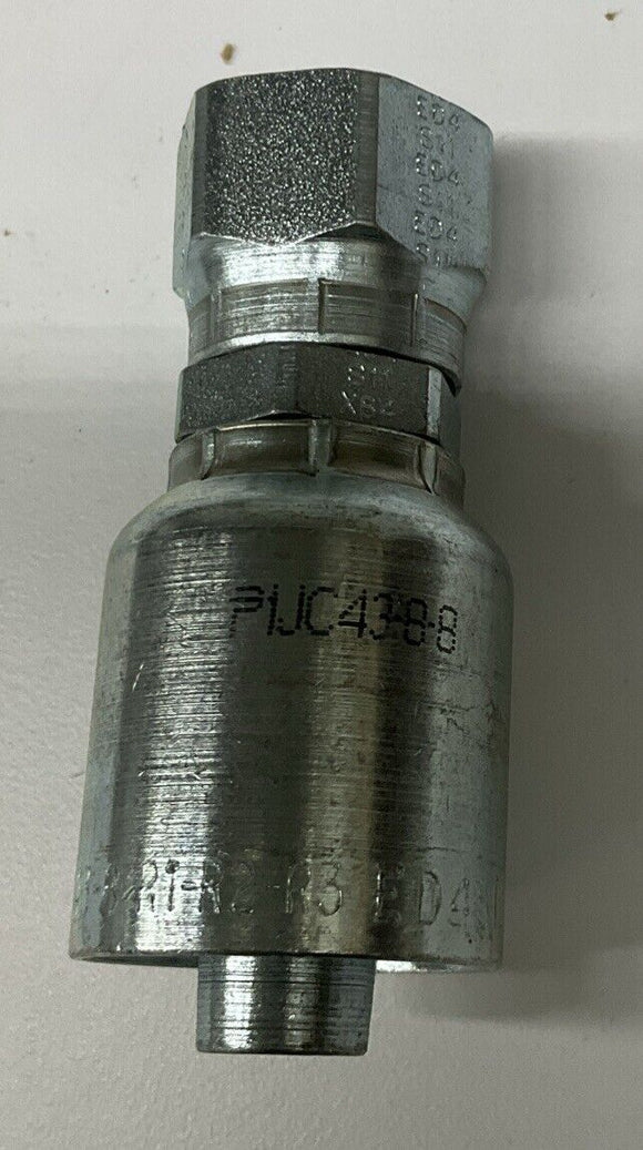 Parker P1JC43-8-8 1/2" Female Swivel Seal-Lok x 1/2" Hose Crimp Fitting