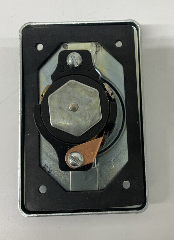 Russellstoll 8003N Ever-Lok Receptacle 10AC/600 VAC 20AC-250 VAC