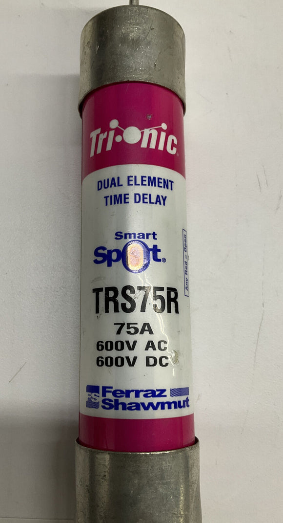 Ferraz Shawmut TRS75R Smart Spot Dual Element Time Delay Fuse 75A