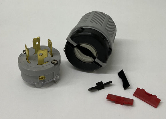 Cooper Arrow Hart Locking Plug Gray 20A/4P/4W