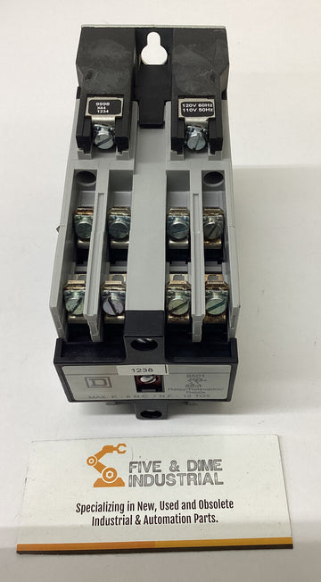 Square D 8501X080 Industrial Contactor Relay 110/120VAC
