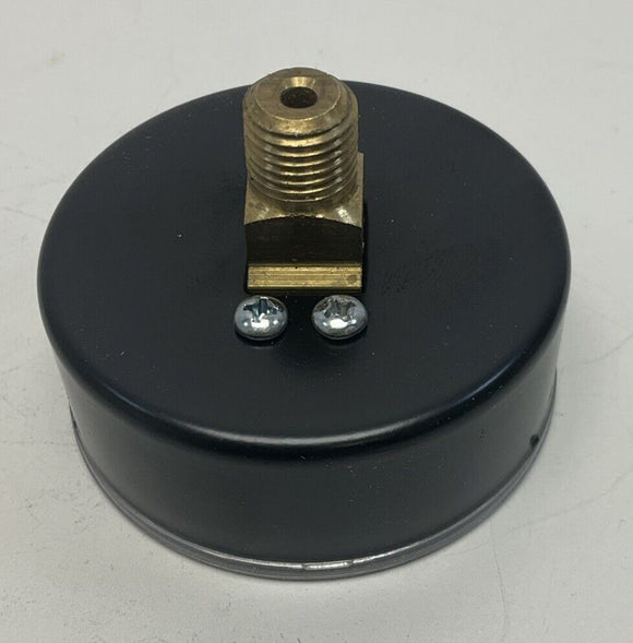 Ashcroft 25W1005-H-02B 2-1/2'' Steel Gauge 160 PSI, Brass Socket, 1/4'' NPT