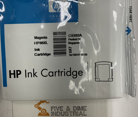 HP-88XL Magenta Genuine Ink Cartridges C9392A Lot of 2  for Officejet