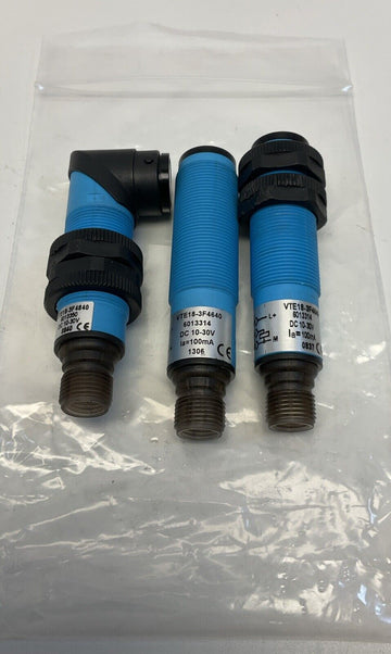 Mixed Sick Optic Sensors  1 VTE18-3F4840 2 VTE18-3F4640 Lot of 3