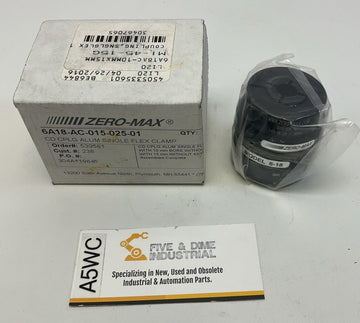 Zero-Max 6A18-AC-015-025-01  CD Cplg Single Flex Clamp