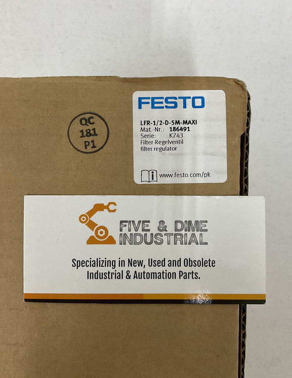 Festo LFR-1/2-D-5M-MAXI Filter Regulator K743