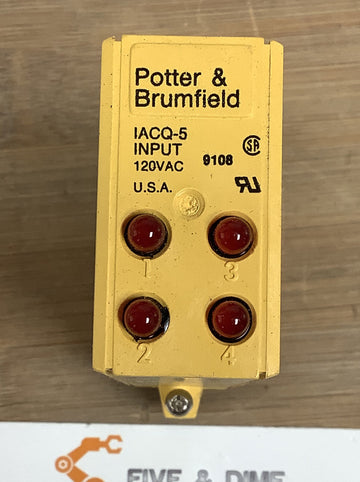Potter & Brumfield IACQ-5 Opto 22 Solid State Input Module 120VAC - 0