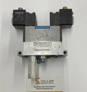 Festo JMDH-5/2-D-1-M12-C  Double Solenoid Valve 145 Psi