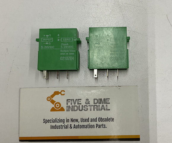 Omron G3TA-IDZR02S 5-24VDC Solid State Relay 2.5A 4 Pins Lot of (2)